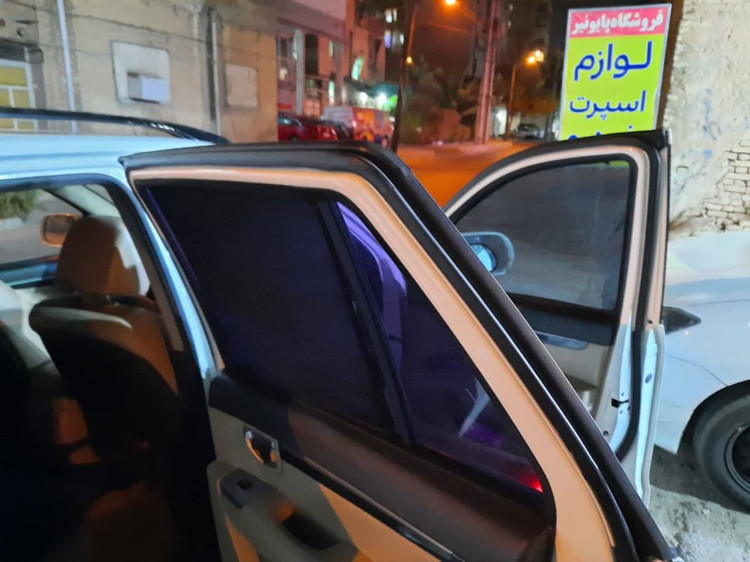 پرده آفتابگیر قالبی ۴درب مناسب سانتافه 2006-2012